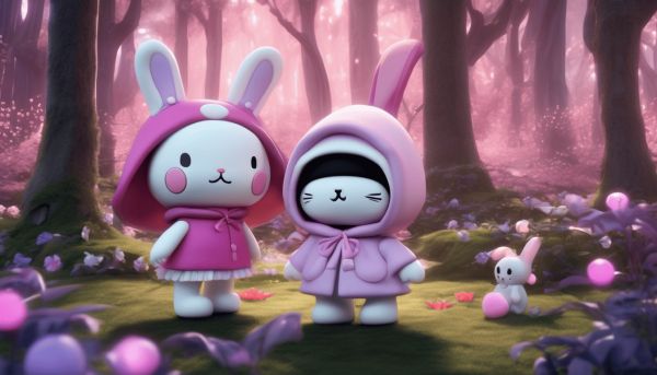 Dans l’univers Sanrio, My Melody et Kuromi se confrontent
