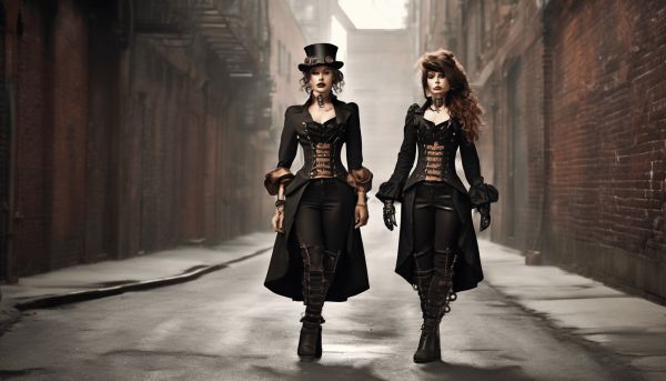 La mode steampunk associe esthétique victorienne et design industriel