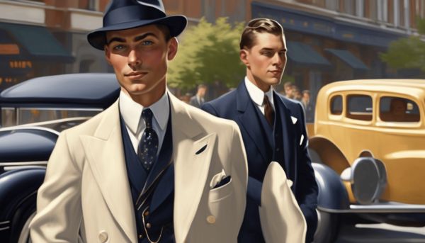 Vêtements masculins des années 1920 : mode et style retro
